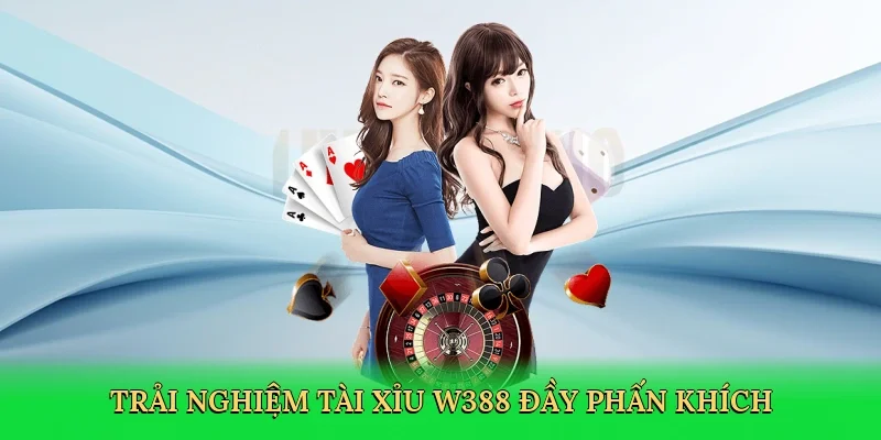 Trải nghiệm tài xỉu W388 đầy phấn khích
